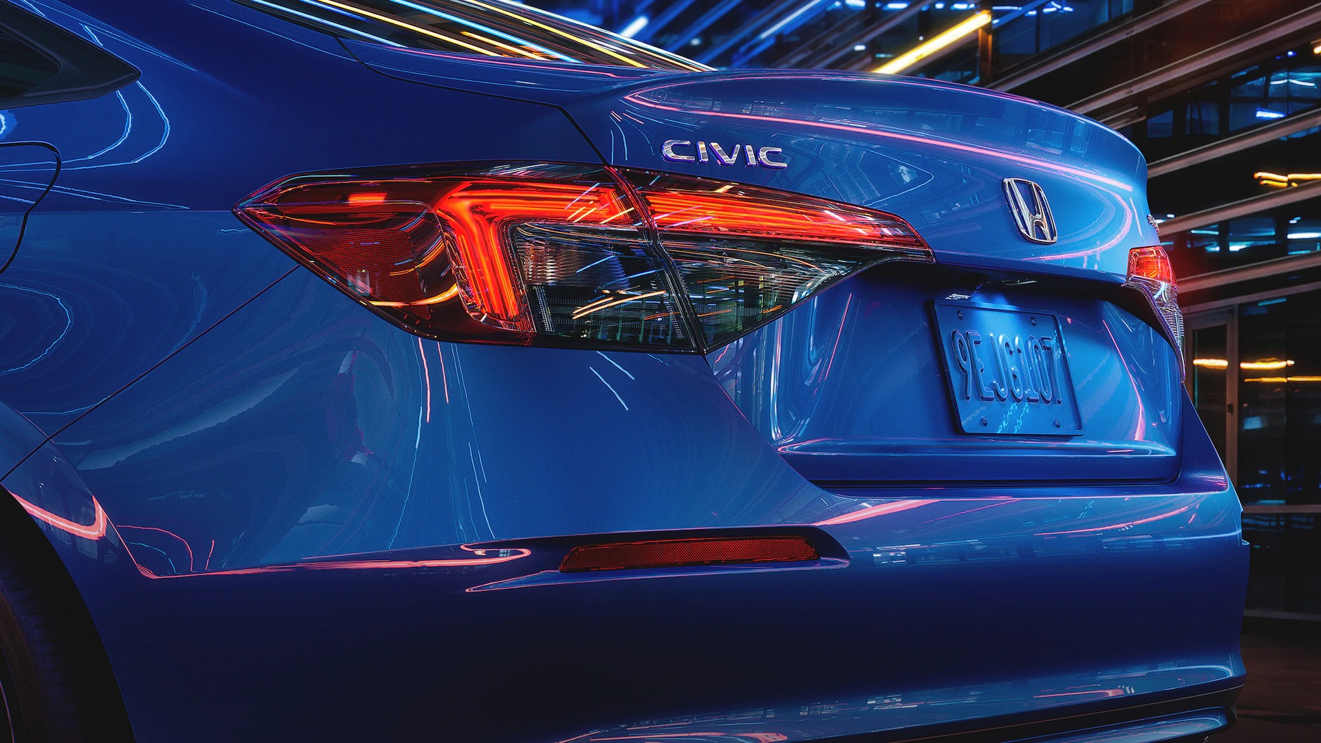Honda Civic 2022 - вид сзади