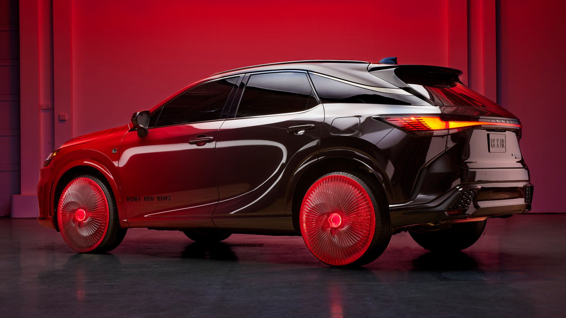 Lexus RX "Ruby Red Rims"