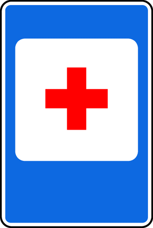 Знак 7.1. Пункт медицинской помощи