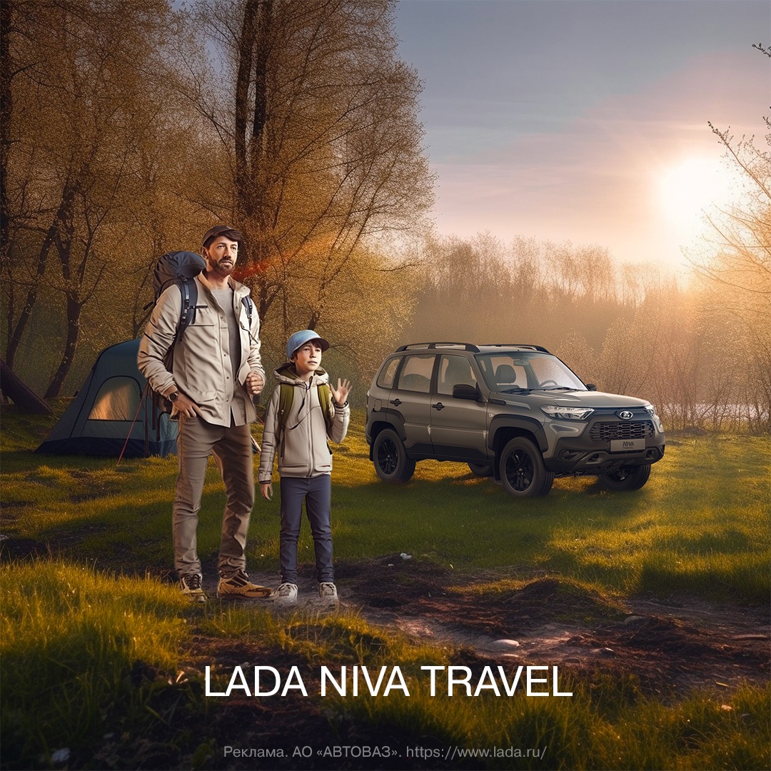 Владелец Lada Niva Travel по мнению нейросети Midjourney