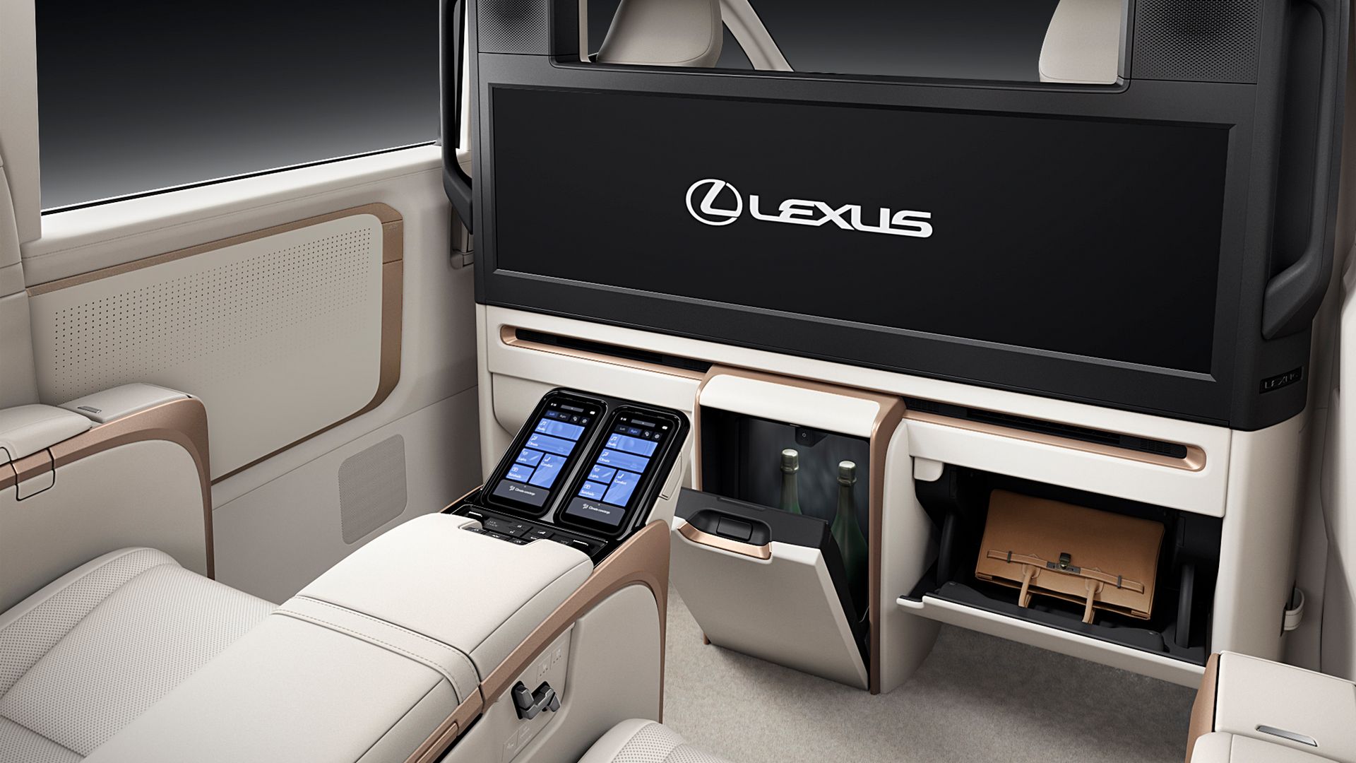 Салон Lexus LM второго поколения
